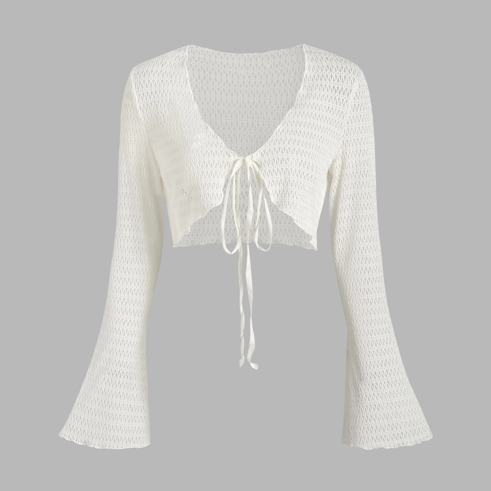 Cider crop cardigan